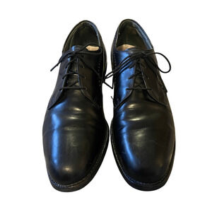 Cordwainer Wright Mens 11 Leather Oxford Dress Shoes Handmade Lace Up Black EUC